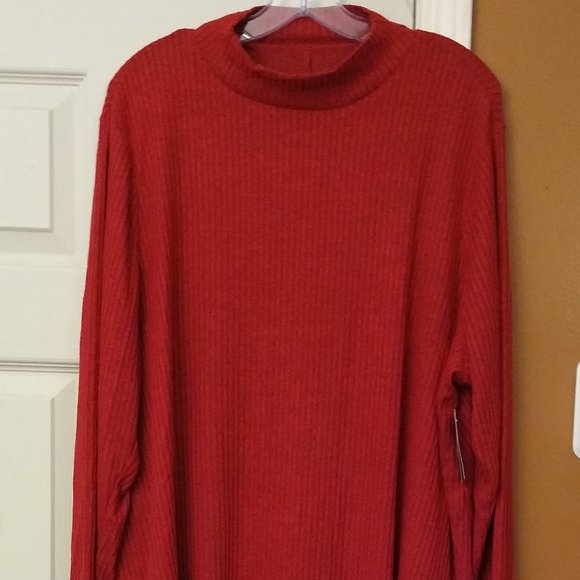 Lane Bryant Sweaters - The Swing Collection Red Turtleneck Size 22